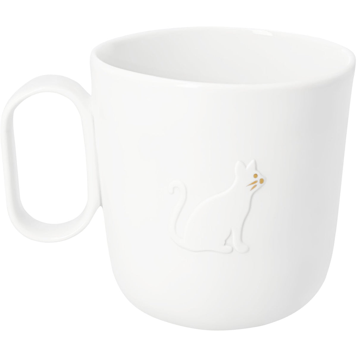 Tasse "Super Duo - Katze" - 12,7x9,4x10 cm (Weiß)