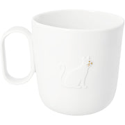 Tasse "Super Duo - Katze" - 12,7x9,4x10 cm (Weiß)