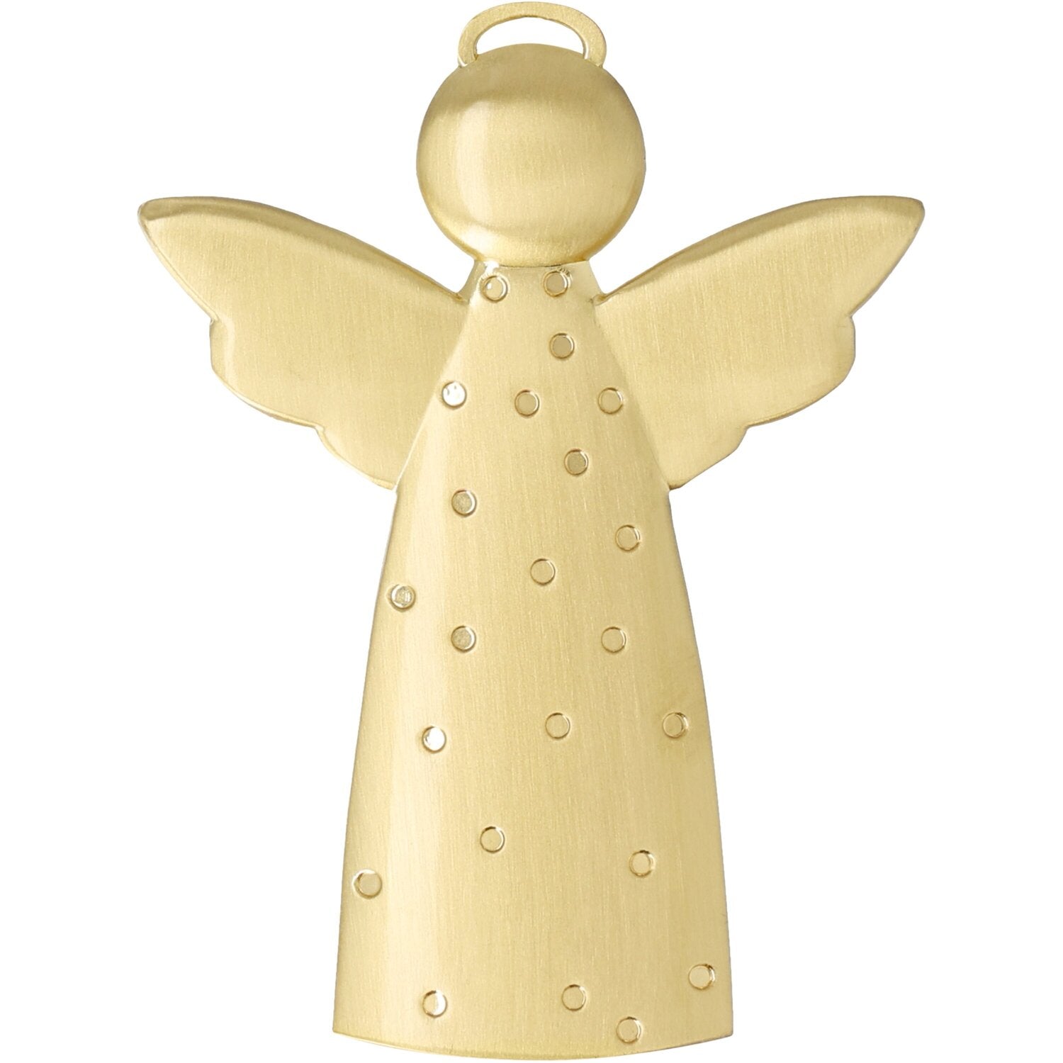 Metallengel "Schutzengel" - 7,3x5,3x0,7 cm (Gold)