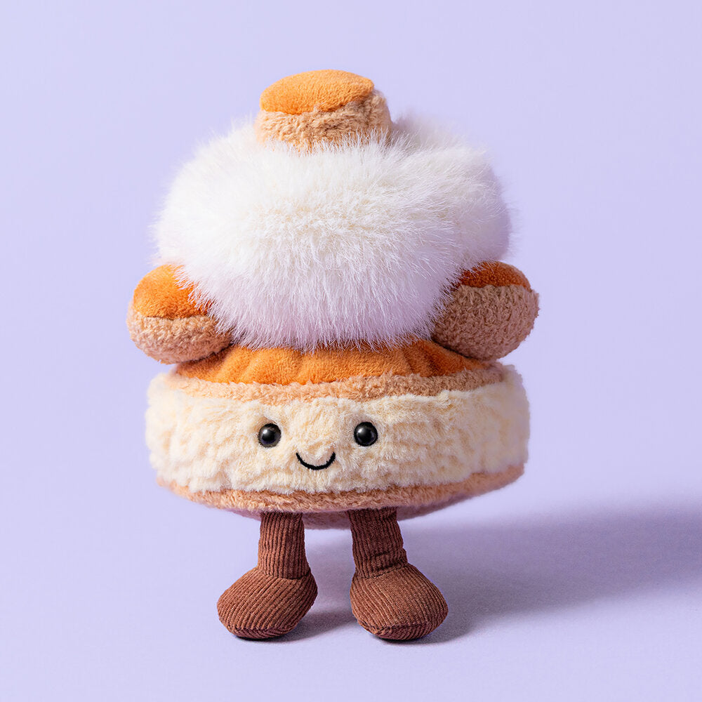 Kuscheltier Gebäck "Amuseables - Mirielle St. Honoré" - 9x9x14 cm (Beige)