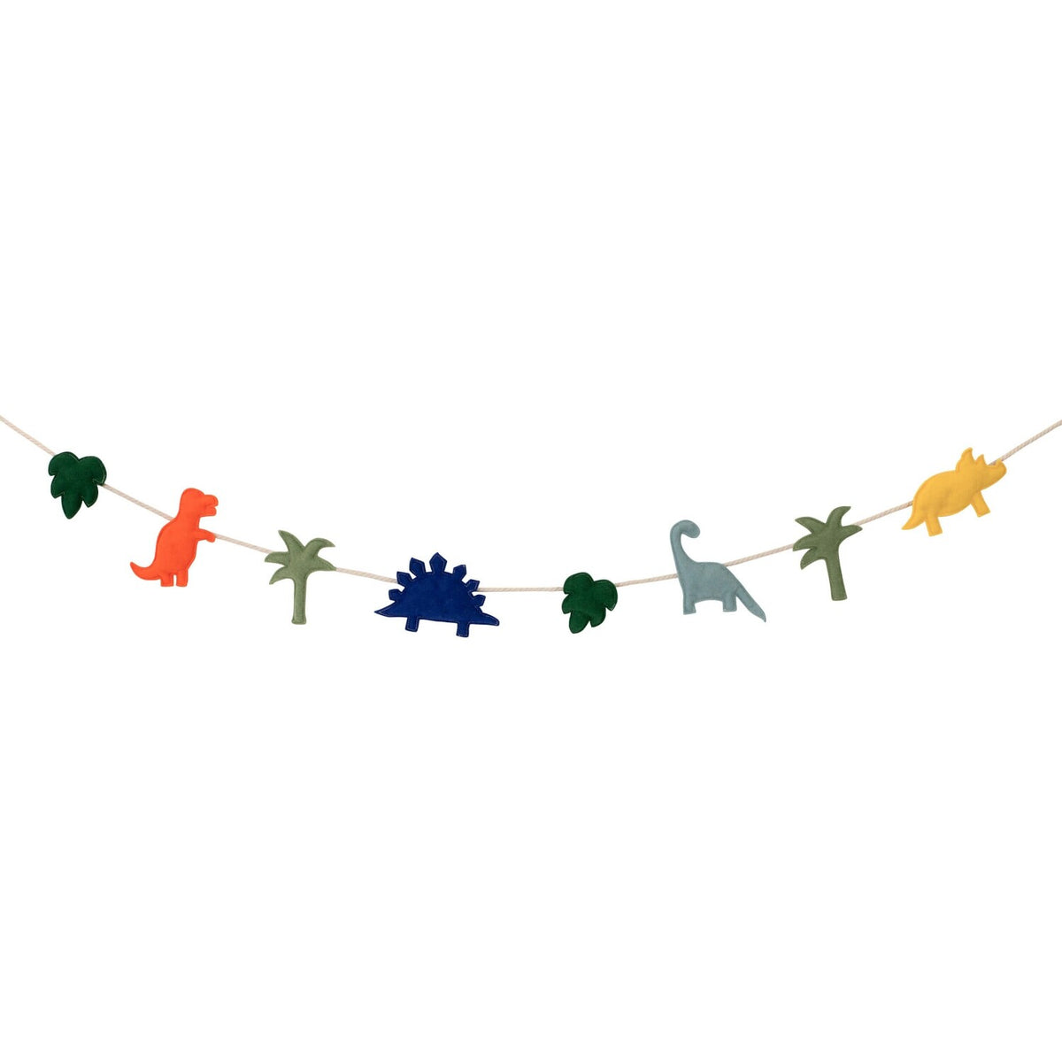 Filz-Girlande "Dinosaur" - 3,2 m (Bunt)