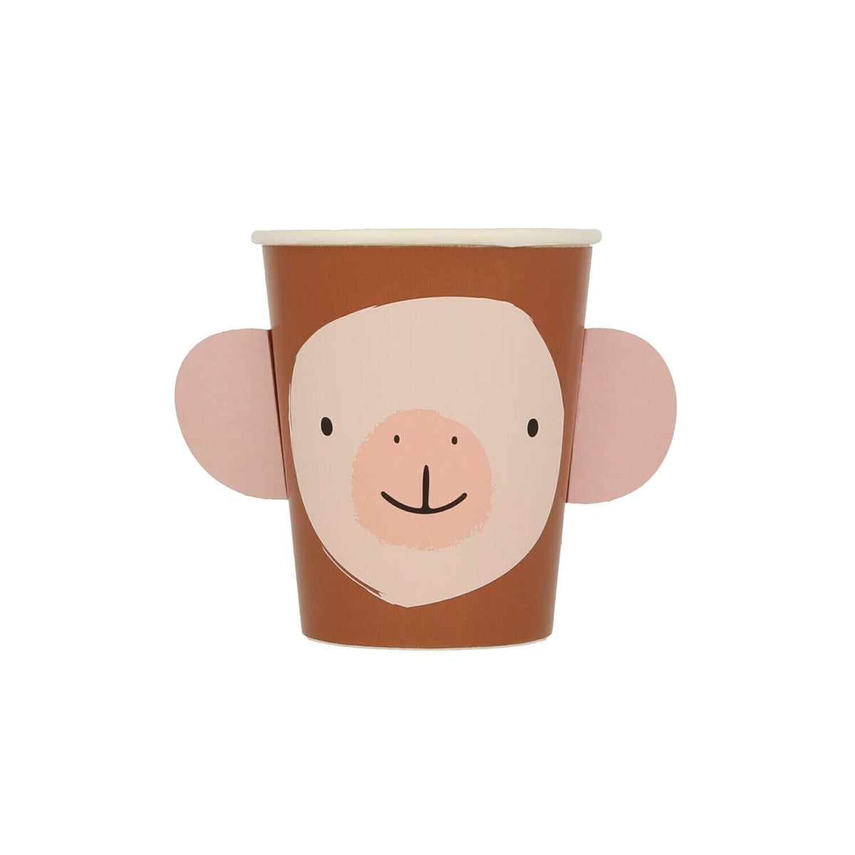 Pappbecher "Animal Parade" im 8er-Set - 256 ml (Bunt)
