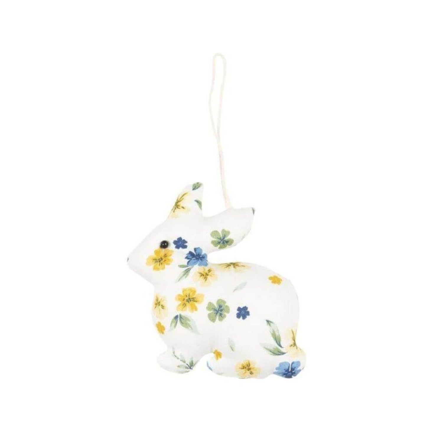 Osterdeko zum Hängen "Hase - große Blumen" (Bunt)