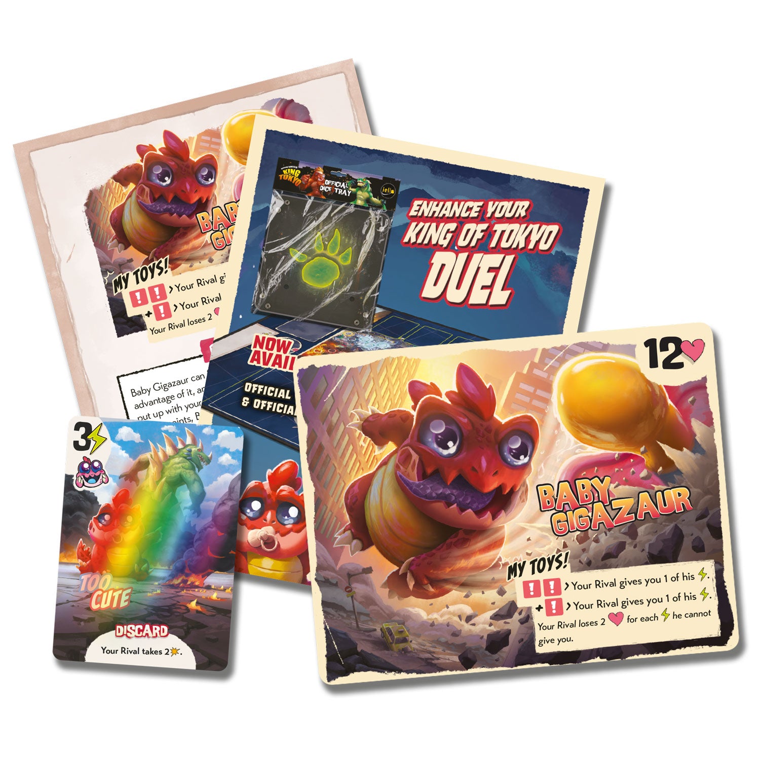 King of Tokyo Duel - Baby Gigazaur Booster EN