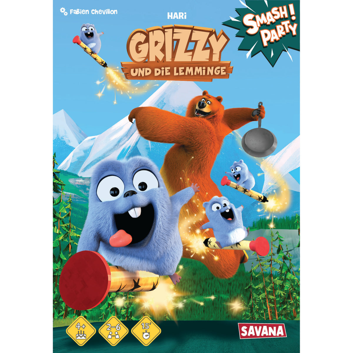 Smash Party - Grizzy and The Lemmings