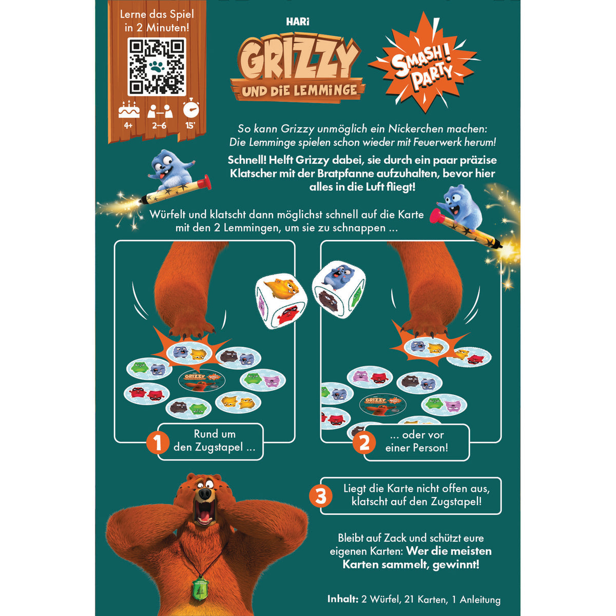 Smash Party - Grizzy and The Lemmings