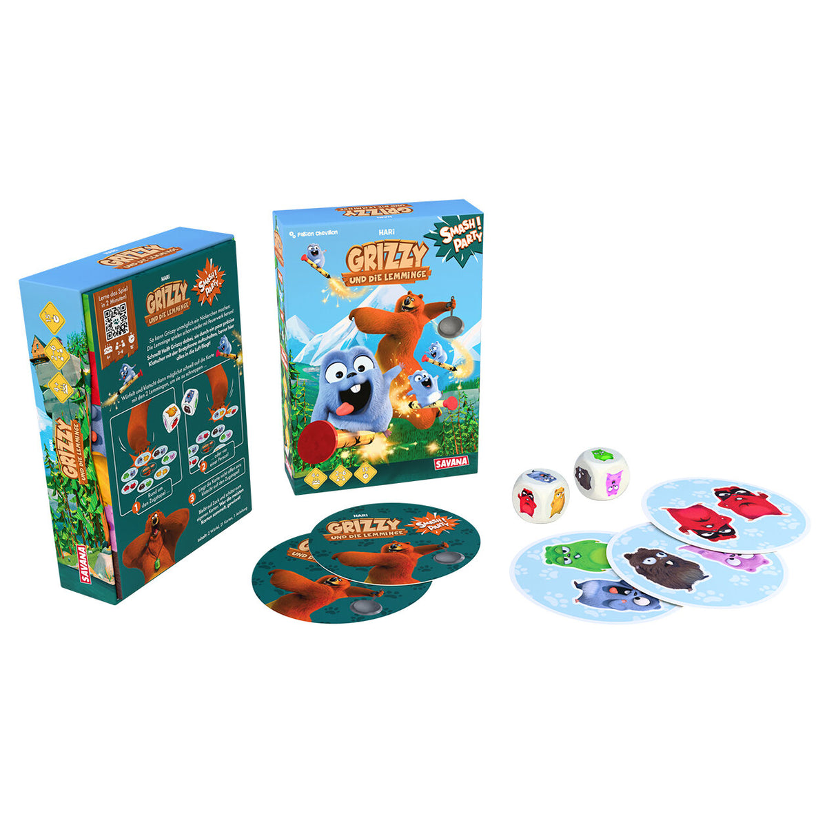 Smash Party - Grizzy and The Lemmings