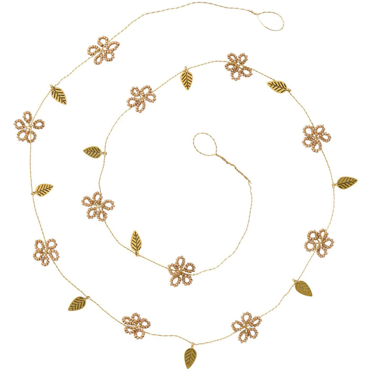 Band "Fairytale Christmas" - 1 m (Braun/Gold)