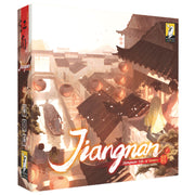 Geschenkbox Jiangnan mit farbigem Stadt-Illustrationsmotiv und Schriftzug