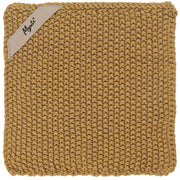 Mynte - Topflappen "Knitt" (Mustard)