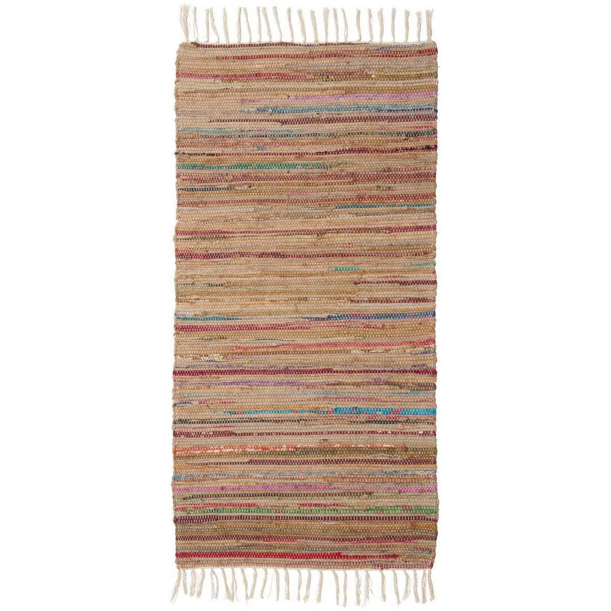 Bodenläufer - 60x120 cm (Bunt/Braun)