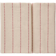 Tischdecke "Valentina - Herzen (Natur/Rot)
