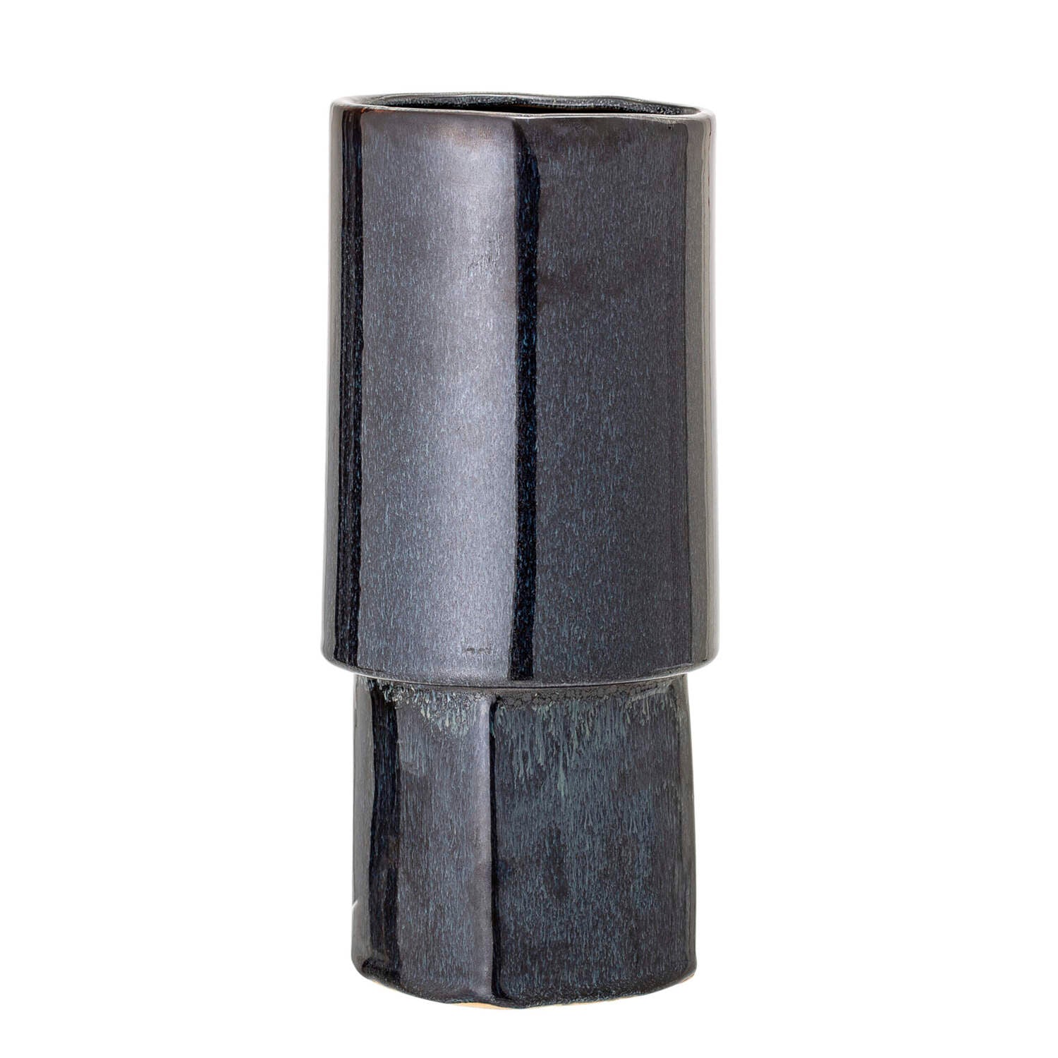 Vase "Stoneware" - 13x30 cm (Blau)