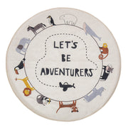 Spieleteppich "Let´s be Adventurers" - 130 cm (Bunt)