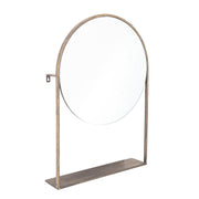 Spiegel aus Messing "Hayley" - 50x13x76 cm (Grau)
