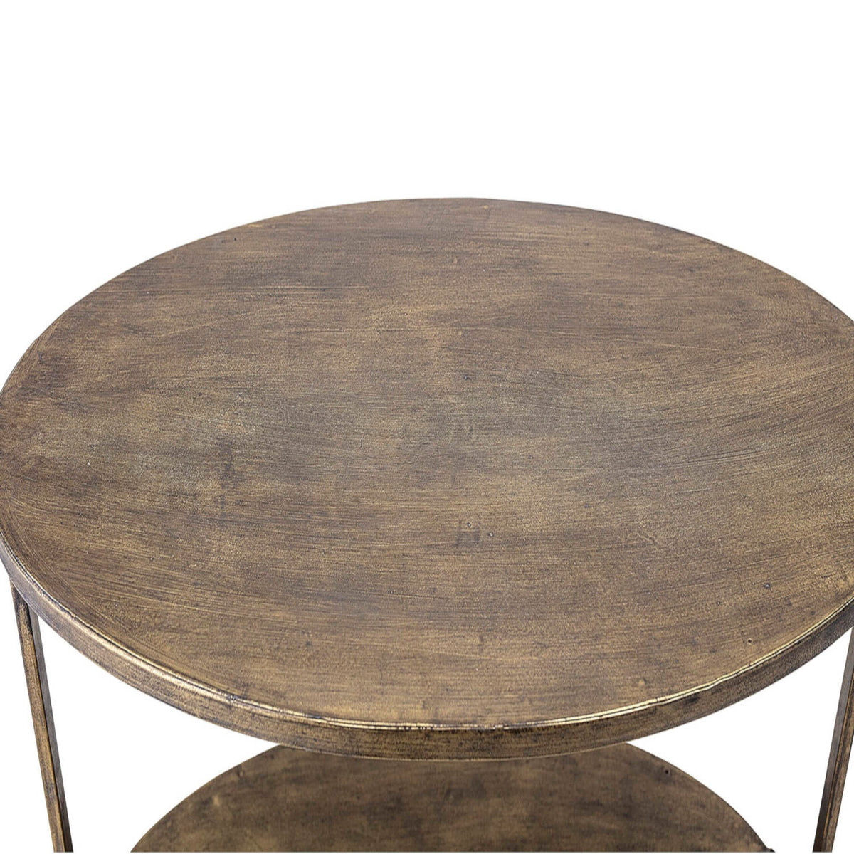 Stehtisch aus Metall - 60x80x35 cm (Kupfer)