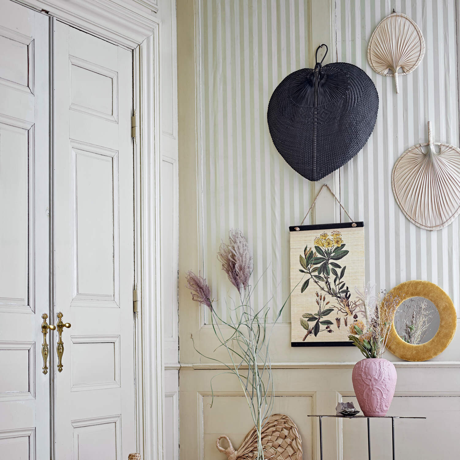 Wand-Deko "Glennie" - 65x65x70 cm (Schwarz)