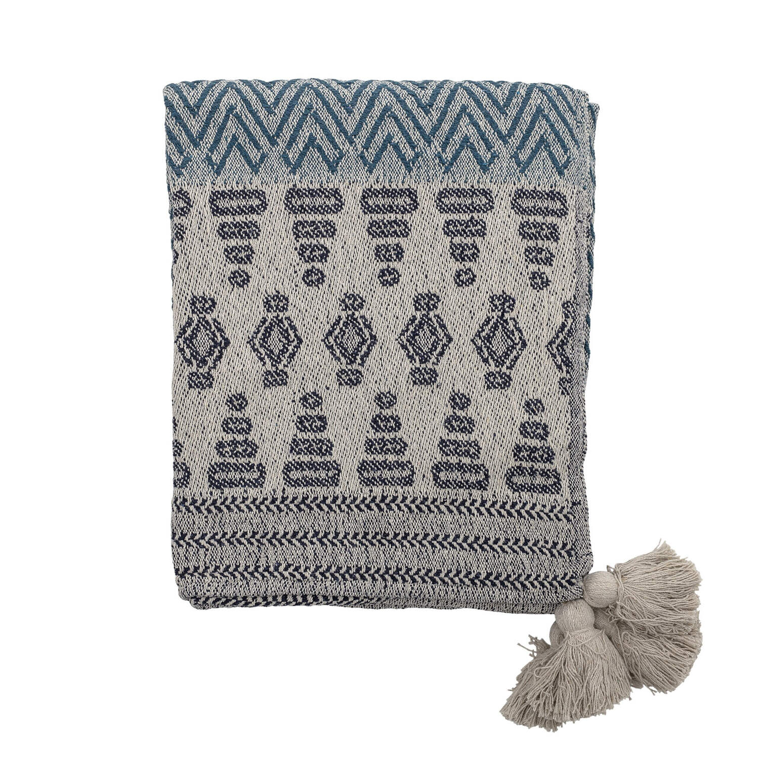 Überwurf "Milas" - 160x130cm (Blau)