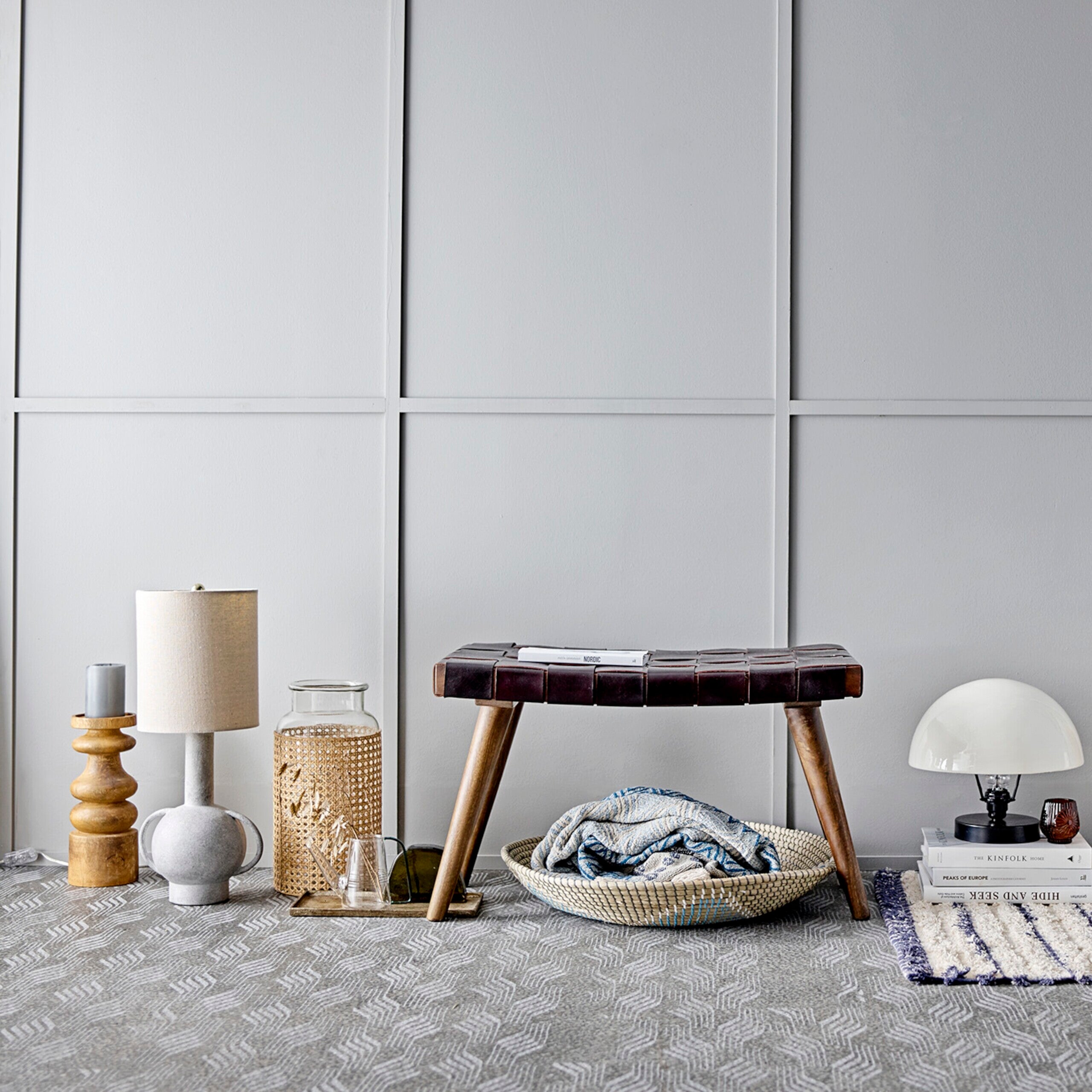 Überwurf "Milas" - 160x130cm (Blau)