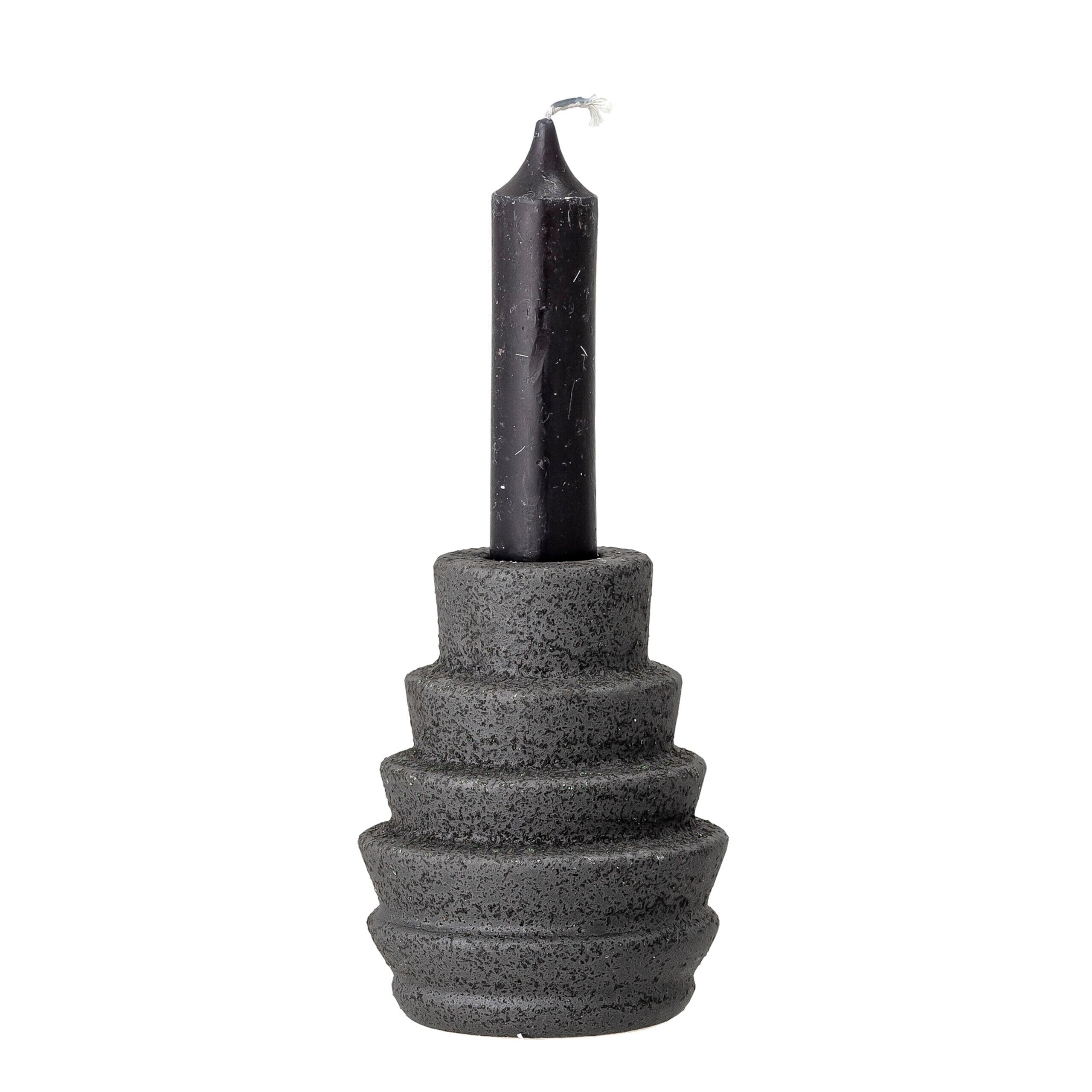 Kerzenständer "Emin" - 7x9 cm (Schwarz)