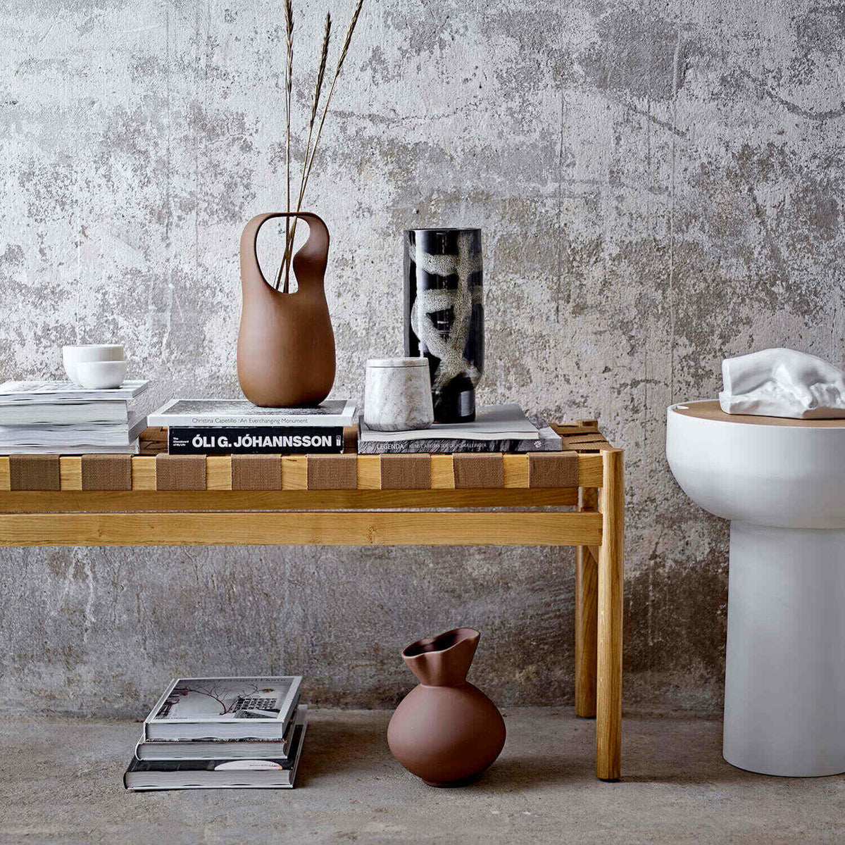 Stein-Vase