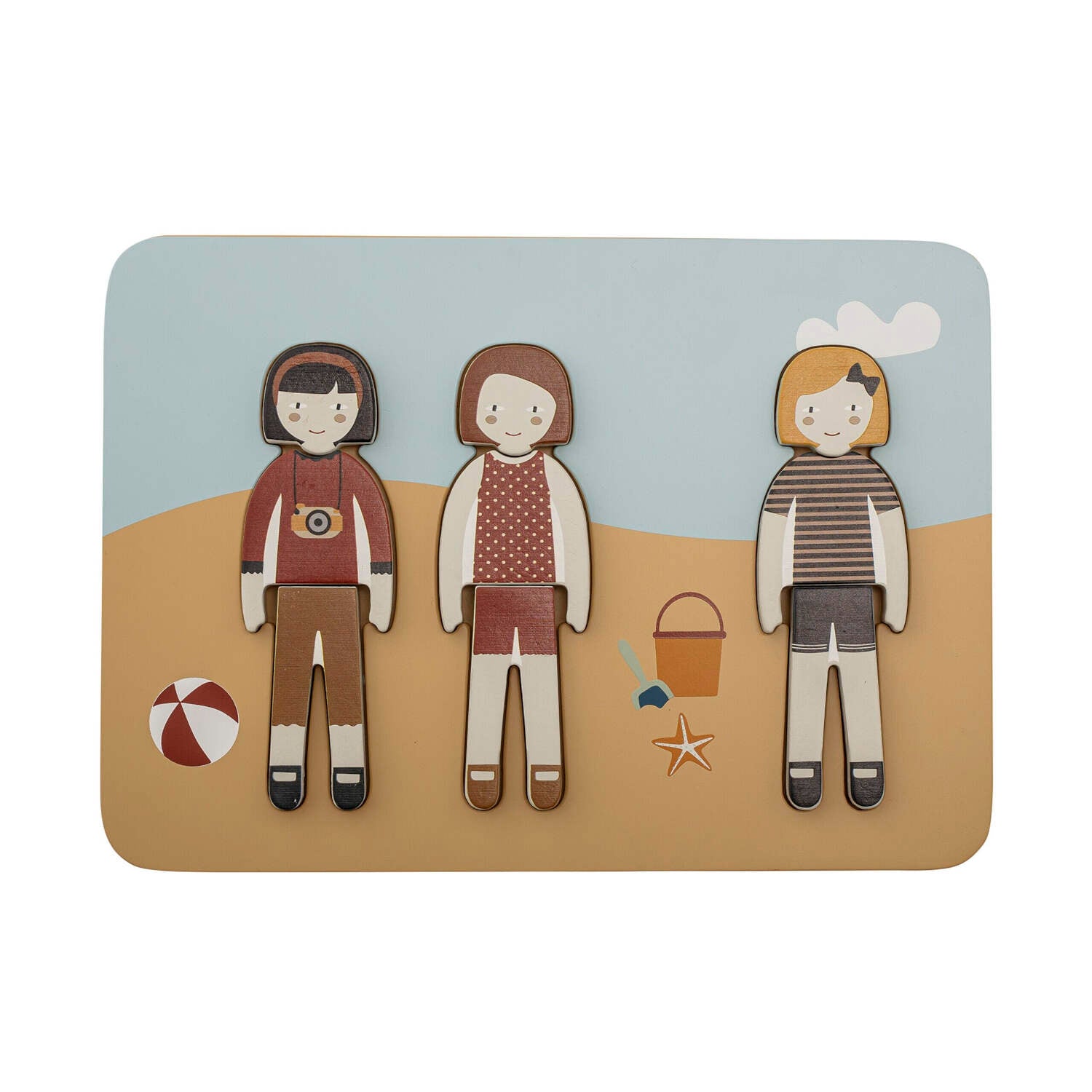 Holz-Puzzle "Gabi" - 28x20x2 cm (Gelb)