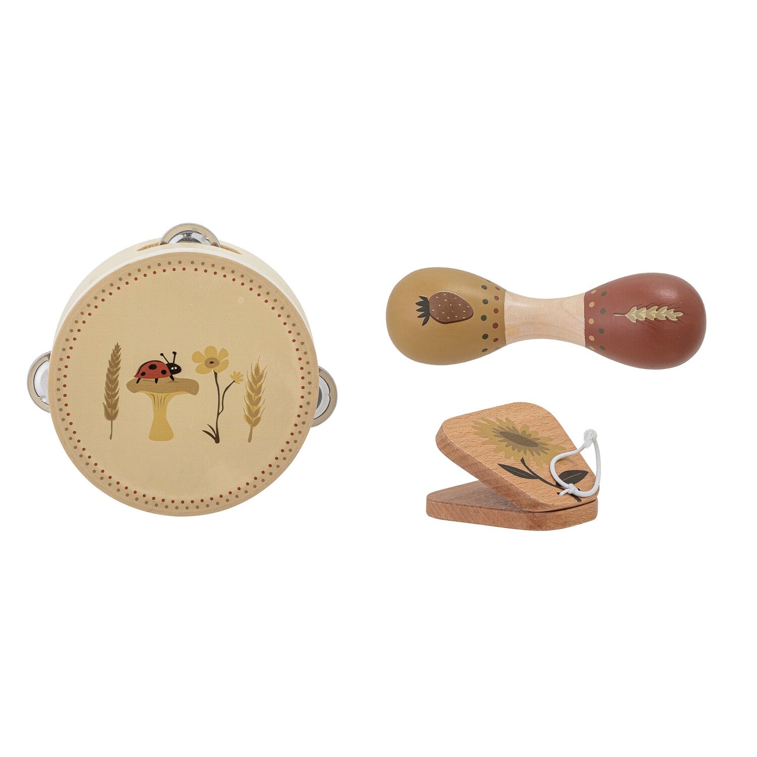 Percussion-Instrumente "Driss" im 3er-Set (Bunt)