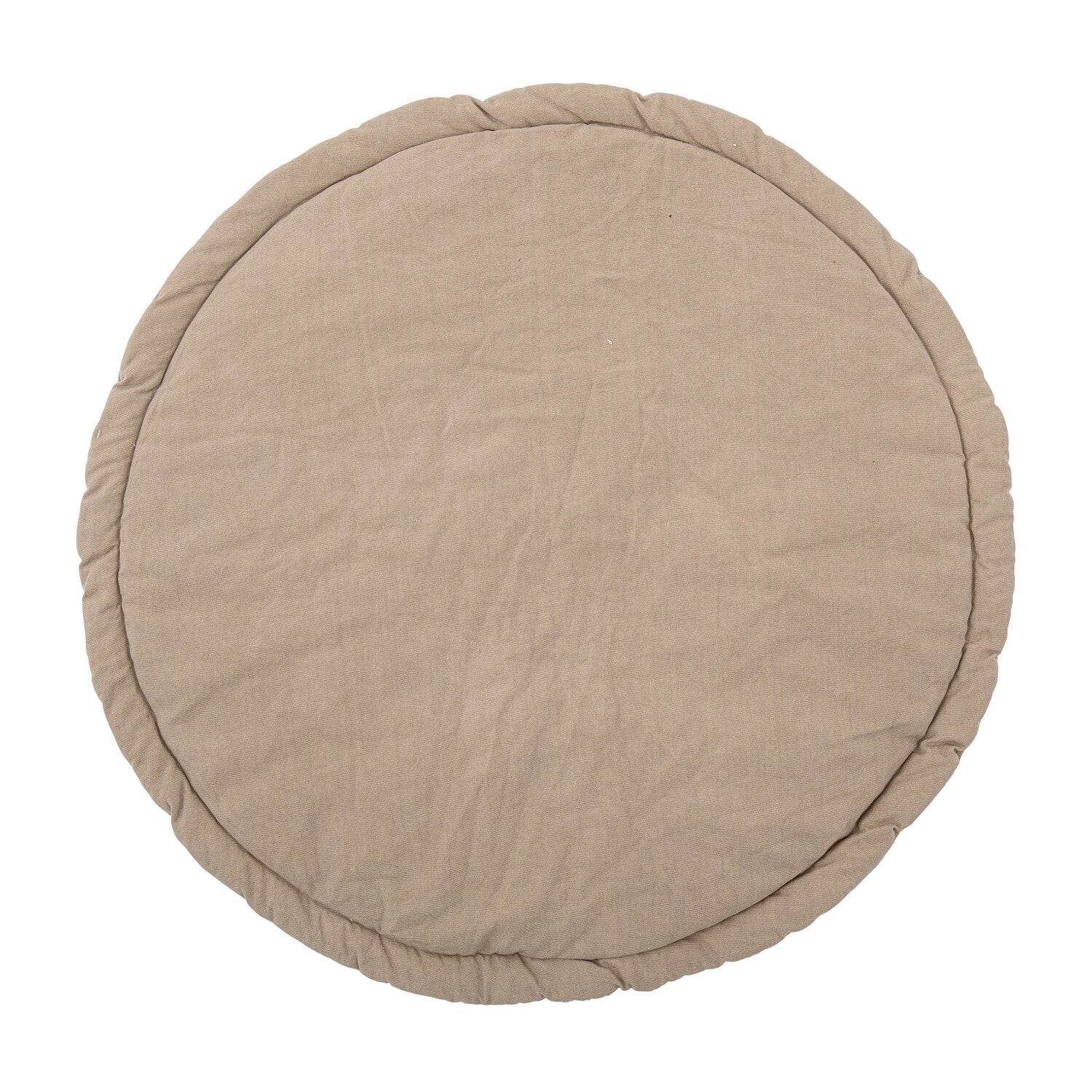 Spielmatte rund "Miko" mit Tieren - 100 cm (Braun/Bunt)