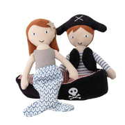 Stoff-Spielzeug "Kate & Jonah" im 3er-Set - 10x20x3 cm (Bunt)