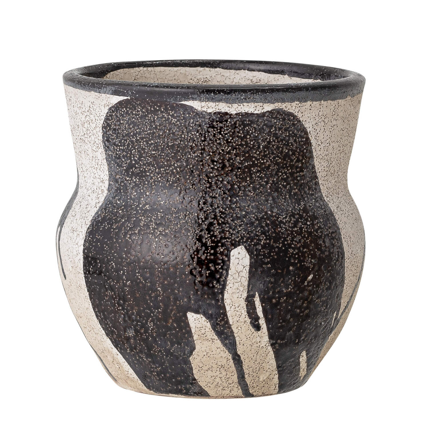 Blumentopf "Nala" - 14,5x14,5 cm (Schwarz)