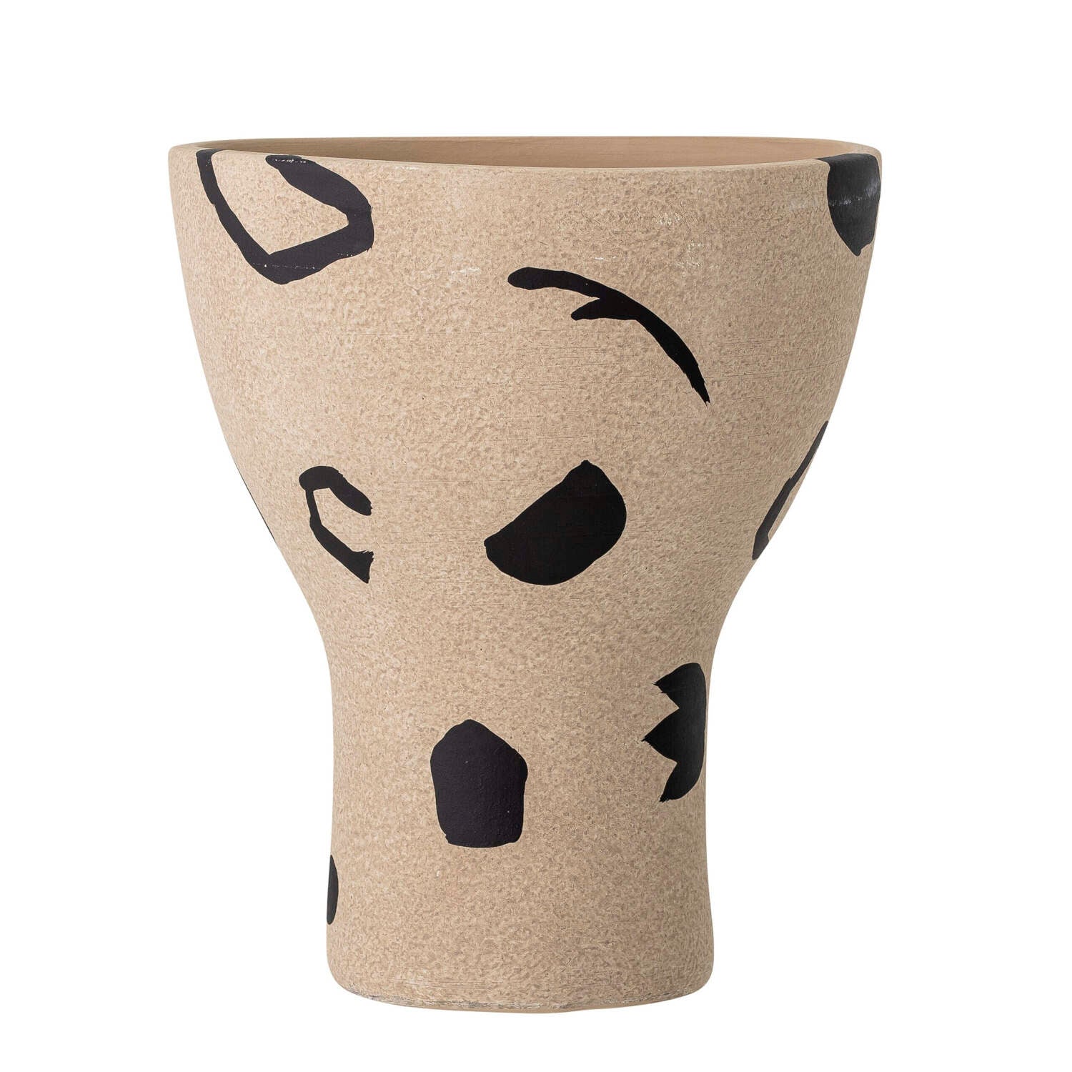 Terrakotta-Vase "Nans" - 23x27 cm (Braun)