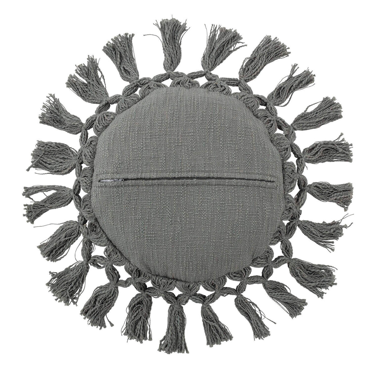 Rundes Kissen "Elinna" - 35,5 cm (Grün)