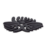 Untersetzer "Lisel" - 16x16x1,5 cm (Schwarz)