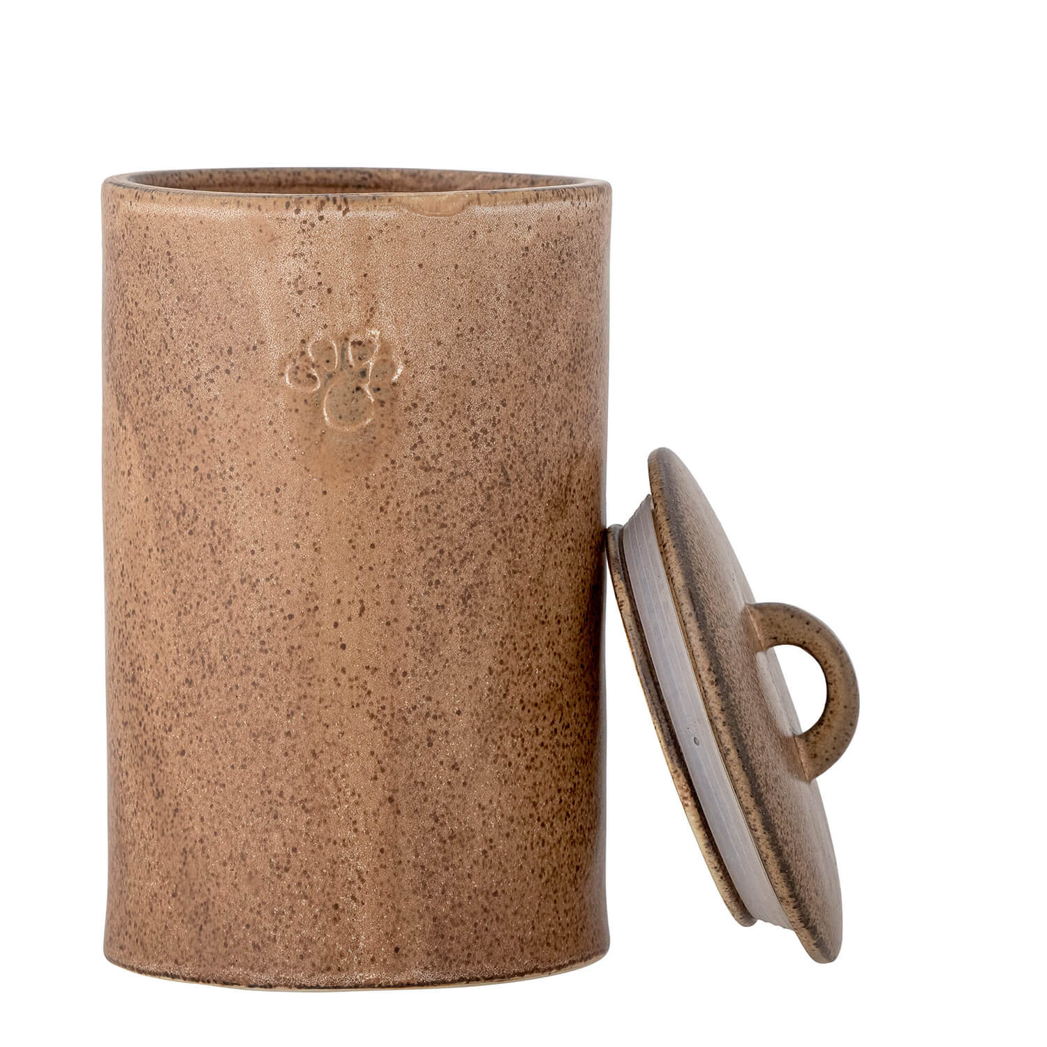 Gefäß mit Deckel "Buddy Pet" - 12,5x22 cm (Braun)