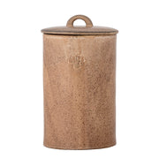 Gefäß mit Deckel "Buddy Pet" - 12,5x22 cm (Braun)
