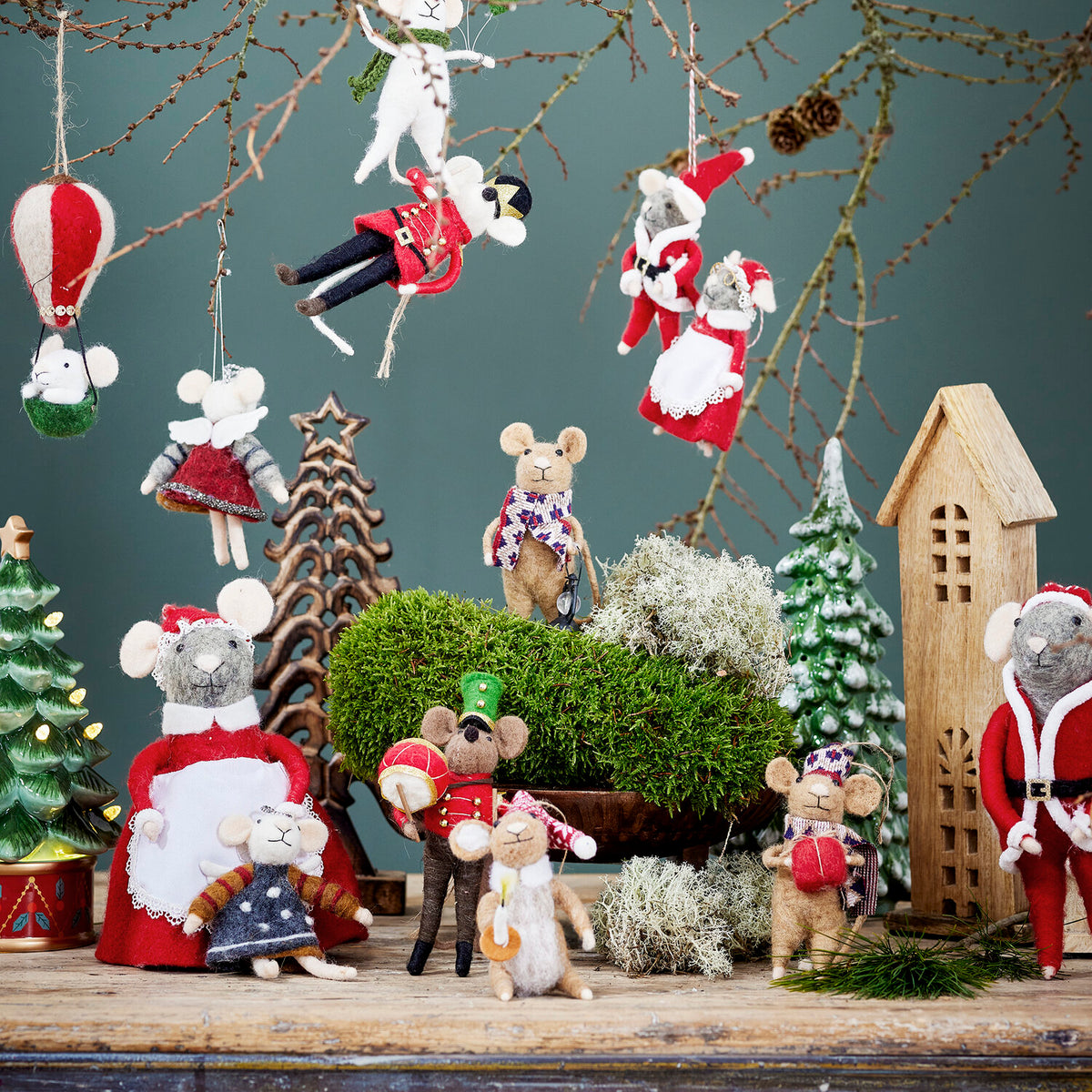 Ornament "Peo" - 7x15 cm (Bunt)