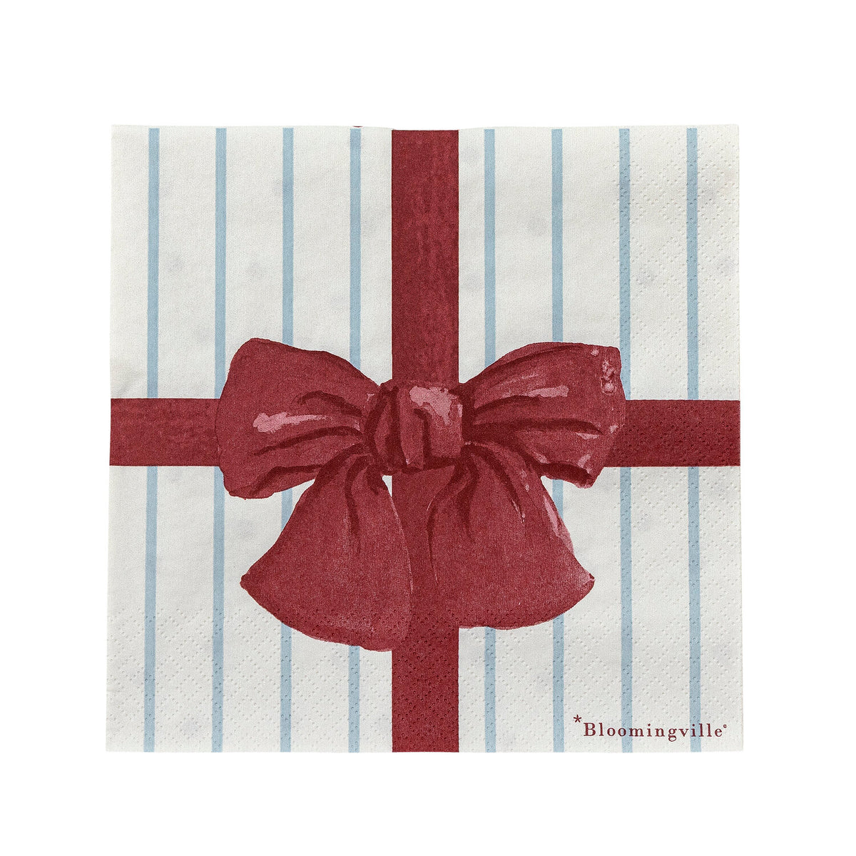 Papierserviette "Bowie" - 33x33 cm (Blau)