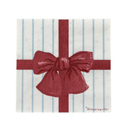 Papierserviette "Bowie" - 33x33 cm (Blau)