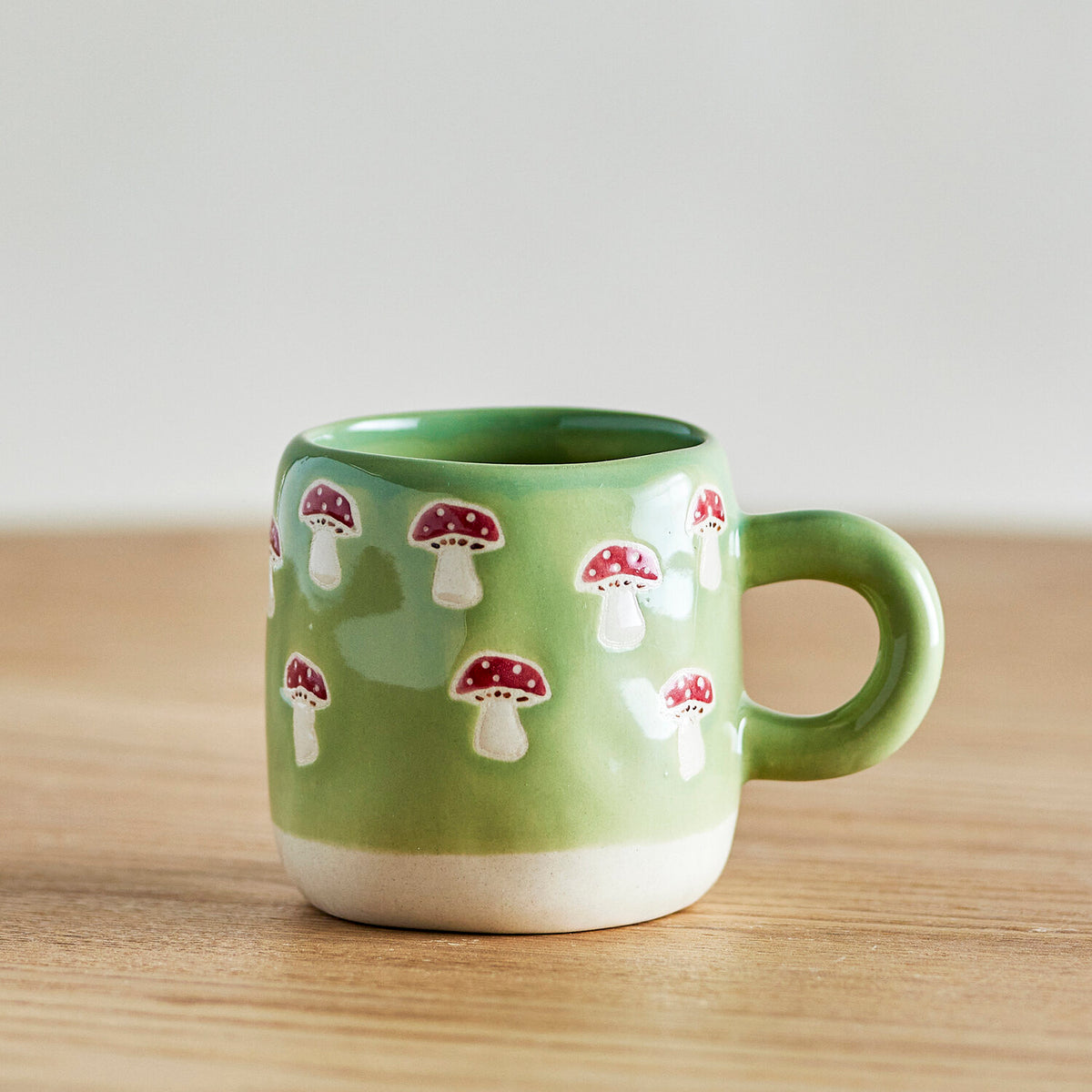 Tasse "Millie Pilz" - 6x7 cm (Grün)