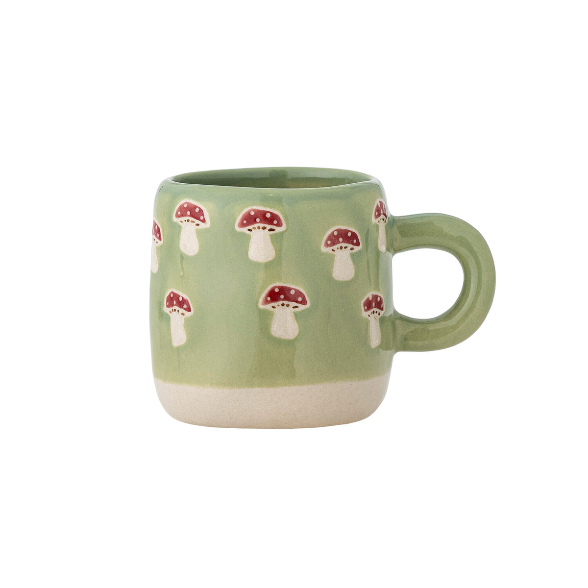 Tasse "Millie Pilz" - 6x7 cm (Grün)