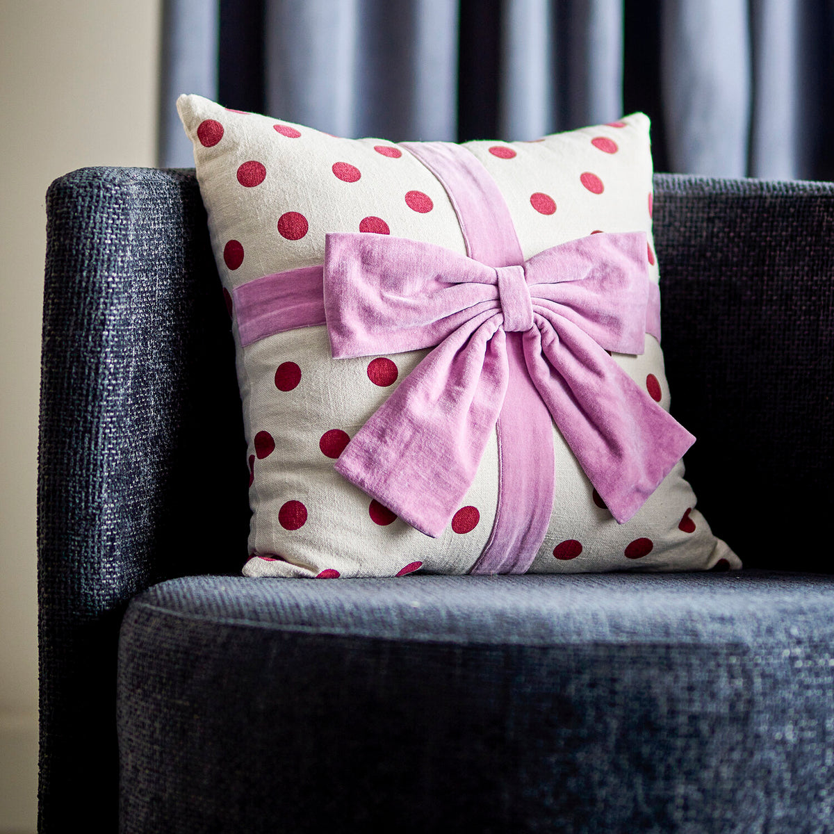 Kissen "Bowie" - 45x45 cm (Rose)