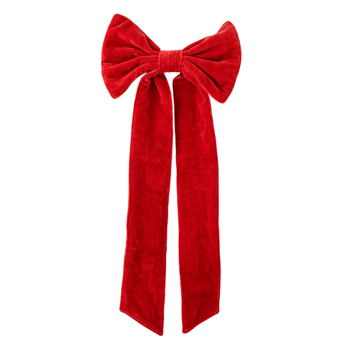 Dekoration "Ruby - Schleife Karos" - 53x25 cm (Rot)
