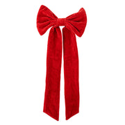 Dekoration "Ruby - Schleife Karos" - 53x25 cm (Rot)