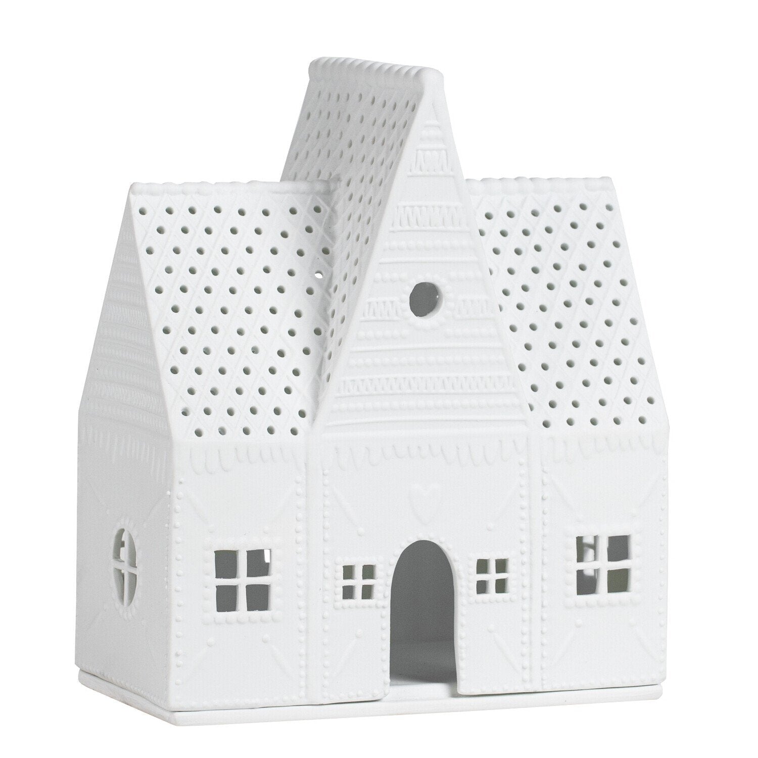 Lichthaus "LIVING - Lebkuchen" - Groß (Weiß) räder Design