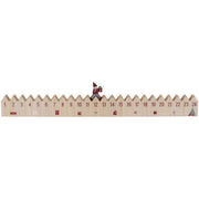 Weihnachtskalender "Wichtelmännchen mit Weihnachtsgeschenk" - 50x2,5x5 cm (Natur)