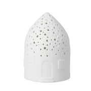 LED Lichthaus "Winterhaus - Punkte" - 5,5x8 cm
