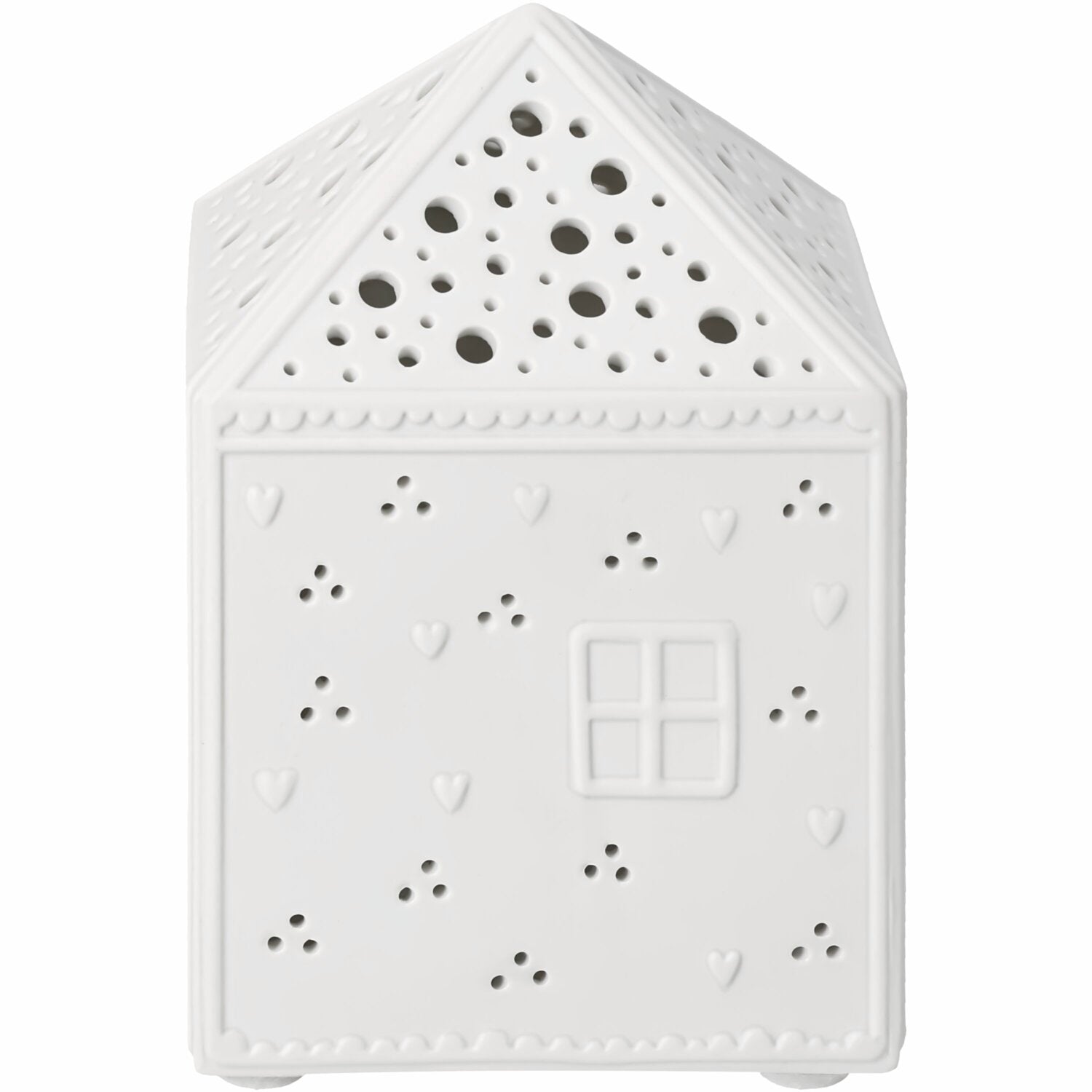 LED Lichthaus "Lebkuchen" - 8x8x12 cm