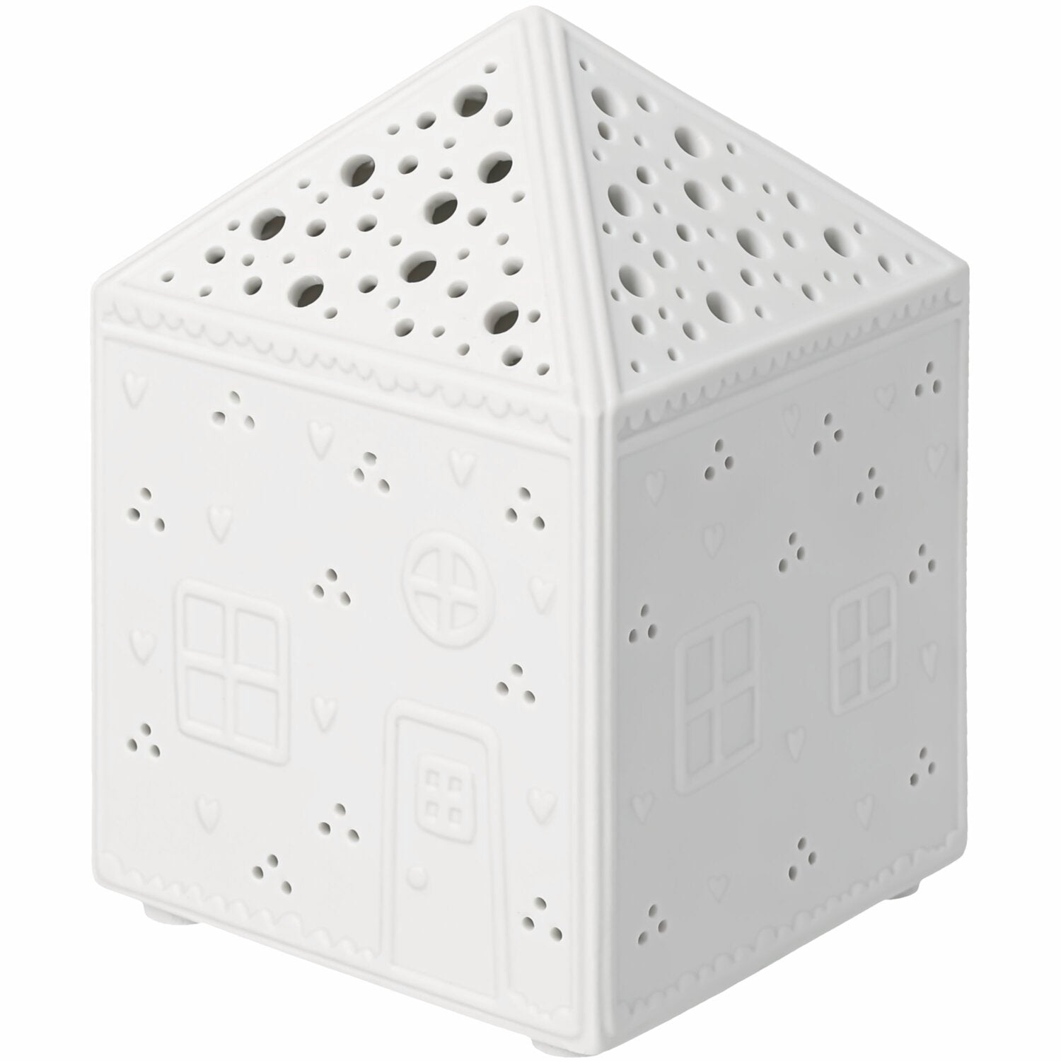 LED Lichthaus "Lebkuchen" - 8x8x12 cm