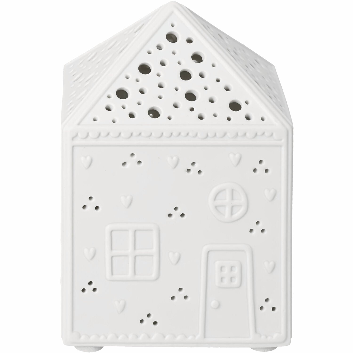 LED Lichthaus "Lebkuchen" - 8x8x12 cm