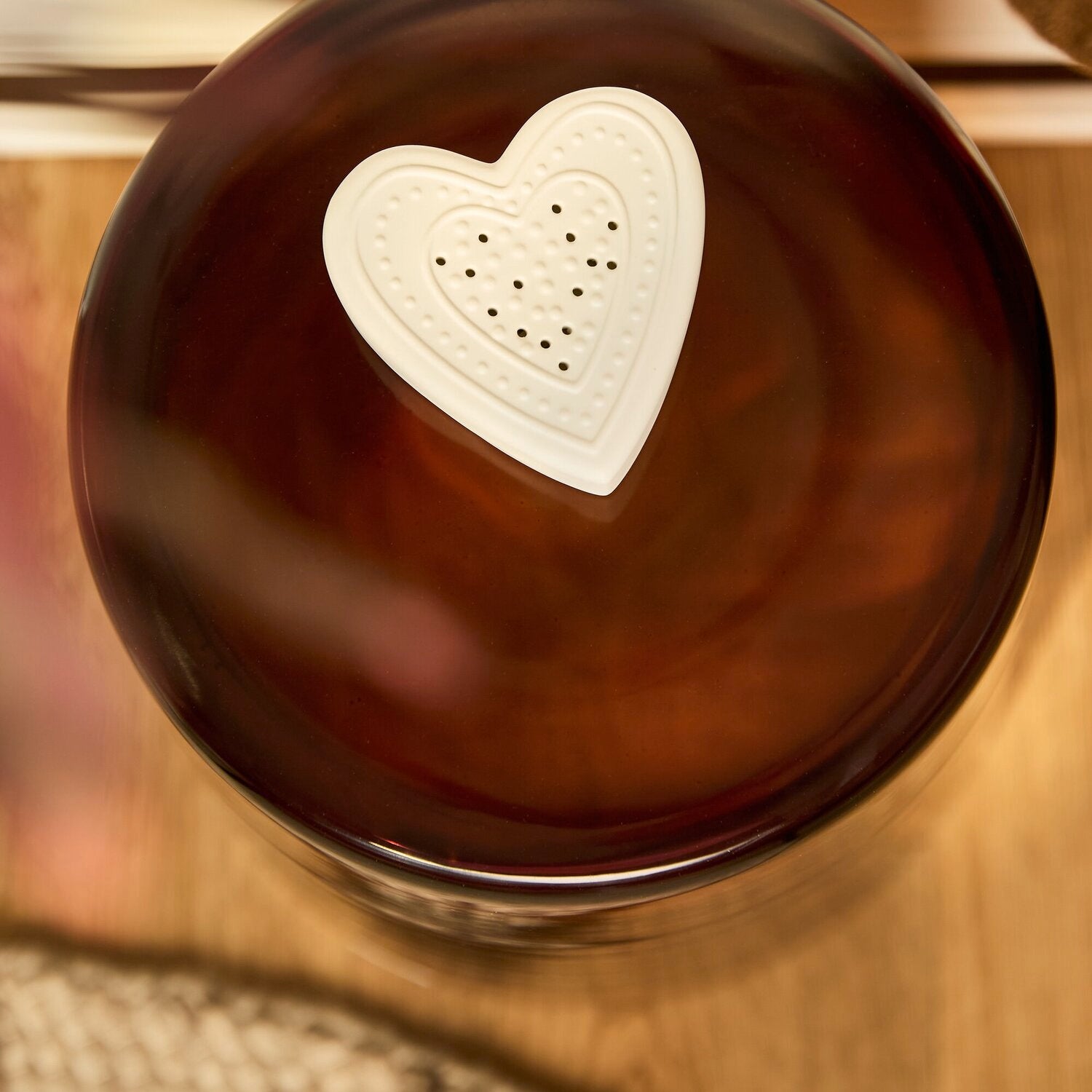LED Lebkuchen "Licht - Herz" - 9,4x9,3x3,3 cm